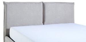 Krevet TWIN sa podiznom podnicom i spremištem-Svijetlo siva-90x200 cm