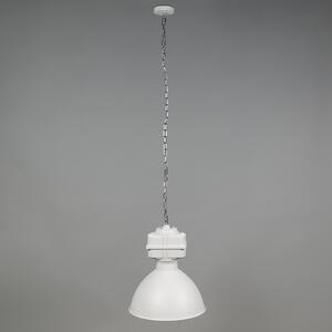 Komplet od 2 industrijske viseće lampe male mat bijele - Sicko