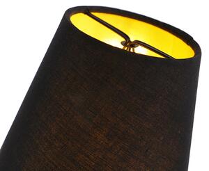Dizajnerska stolna svjetiljka crna 3 svjetla sa stezaljkama - Wimme