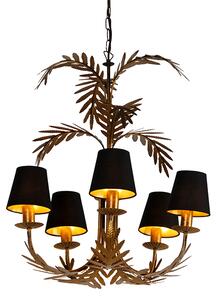 Luster zlatni s crnim nijansama 5-svjetla - Botanica