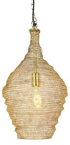 Orijentalna viseća lampa zlatna 30 cm - Nidum