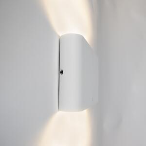 Moderna vanjska zidna svjetiljka bijela 17,5 cm uklj. LED IP65 - Bat