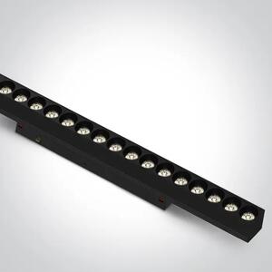 LINEARNA LED SVJETILJKA ZA MAGNETSKE ŠINE 18W CRNA CCT 48V IP20 MINI/MIDI DM42112BA/B/V