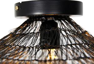 Orijentalna stropna lampa crna 45 cm - Vadi