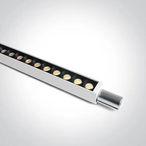 LINEARNA LED SVJETILJKA ZA Plug & Play ŠINE 24W CCT 48V IP20 BIJELA DM42112PB/W/V