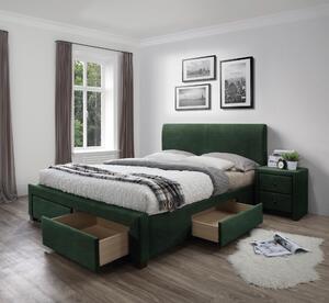 Zondo Bračni krevet 160 cm Aldeia 3 160 (tamno zelena) (s podnicom i prostorom za odlaganje). 1007999