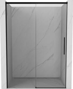 Mexen Rox klizna tuš vrata 145 cm, prozirna, crna - 8C2-145-000-70-00