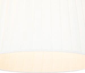 Moderna zidna svjetiljka bijela i bronca sa lampom za čitanje - Renier
