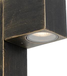 Industrijska stojeća vanjska svjetiljka antikno zlato 35 cm IP44 - Baleno