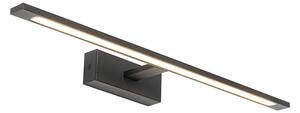 Moderna zidna svjetiljka crna 62 cm uklj. LED IP44 - Jerre