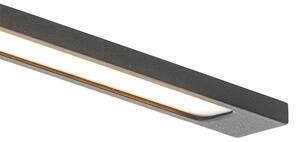 Zidna svjetiljka crna 41,5 cm uklj. LED IP44 - Jerre