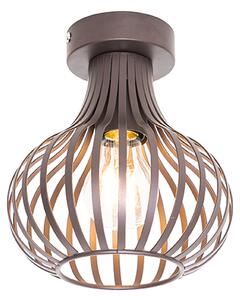 Moderna stropna svjetiljka smeđa 18 cm - Sapphira