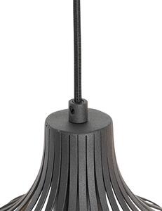 Moderna viseća lampa crna 4 svjetla - Sapphira
