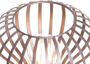 Moderna stolna lampa smeđa - Saphira