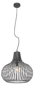 Moderna viseća lampa crna 48 cm - Sapphira