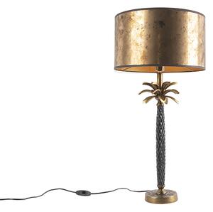 Art Deco stolna svjetiljka brončana s brončanom nijansom 35 cm - Areka