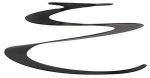 Čelični abažur crni 20 cm - Spirala