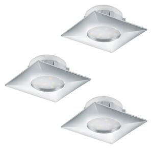 Eglo 95802 - SET 3x LED ugradna svjetiljka PINEDA 1xLED/6W/230V