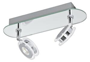 Eglo 95278 - LED reflektorska svjetiljka za kupaonicu AGUEDA 2xLED/3,3W/230V IP44