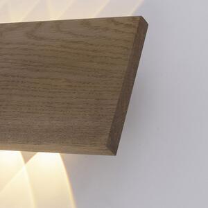 Ruralna zidna lampa drvo 32 cm sa 6 LED lampica - Ajdin