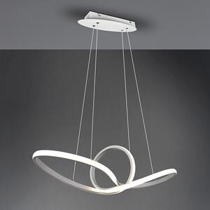 Dizajnirana viseća svjetiljka bijela uključujući LED s 3-stupanjskim prigušivanjem - Levi