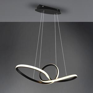 Dizajnerska viseća svjetiljka crna, uključujući LED u 3 koraka za prigušivanje - Levi