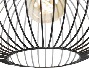 Dizajnerska stropna svjetiljka crna sa zlatom - Mayelle