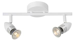 Lucide 13955/10/31 - LED reflektorska svjetiljka CARO-LED 2xGU10/5W/230V bijela