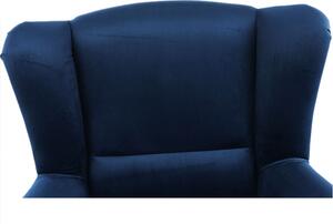 Zondo Fotelja s tabureom Aevo (plava). 1015489