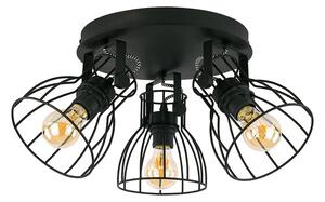 Stropna svjetiljka ALANO BLACK 3xE27/60W/230V