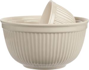 IB Laursen Krem zdjelice od keramike MYNTE LATTE, set 3 kom