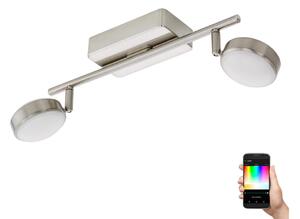 Eglo 97715 - LED RGB Prigušiva reflektorska svjetiljka CORROPOLI-C 2xLED/5W/230V