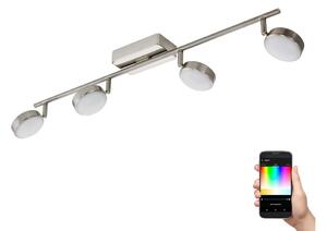 Eglo 97717 - LED RGB Prigušiva reflektorska svjetiljka CORROPOLI-C 4xLED/5W/230V