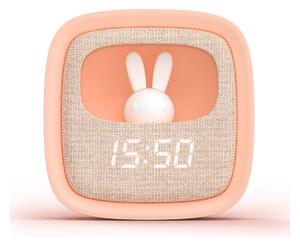 MOB Noćna Svjetiljka i budilica Billy Clock - Pink 1055