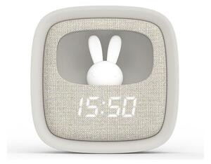 MOB Noćna Svjetiljka i budilica Billy Clock - Grey 1059