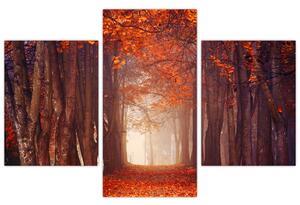 Slika - Jesenska šuma (90x60 cm)