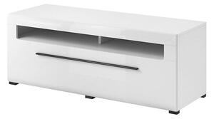 TV stol Austin H104Bijela, Sjajno bijela, 160x52x50cm