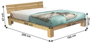 Zondo Bračni krevet 160 cm Alpo (s podnicom). 1016536