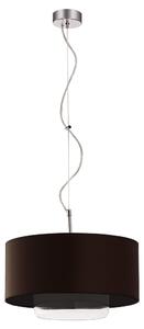 JUPITER 1118-AV1 - Viseća svjetiljka AVEO 1xE27/60W wenge prozirno staklo