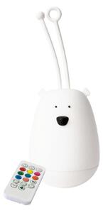 Rabbit&Friends mekana noćna svjetiljka za objesiti Medo USB‑C + daljinski - bijela