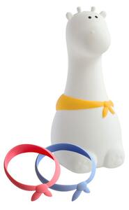 Rabbit&Friends mekana noćna svjetiljka Žirafa USB - bijela, višebojno svjetlo