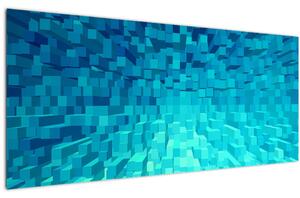 Slika - apstraktne kocke (120x50 cm)