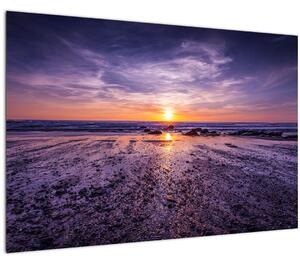 Slika plaže - zalazak sunca (90x60 cm)