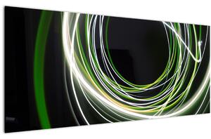 Slika zelenih linija (120x50 cm)