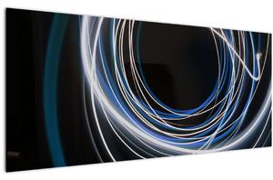 Slika plavih linija (120x50 cm)