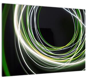 Slika zelenih linija (70x50 cm)