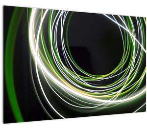 Slika zelenih linija (90x60 cm)