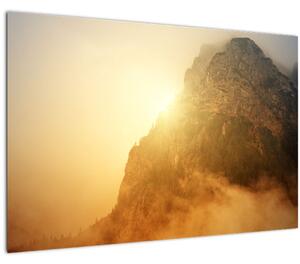 Slika planine u magli (90x60 cm)