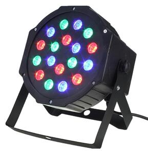 Disco PAR LCD 18 RGB LED reflektor DMX i 18W zvuk