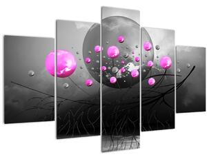Slika ružičastih kugli (150x105 cm)